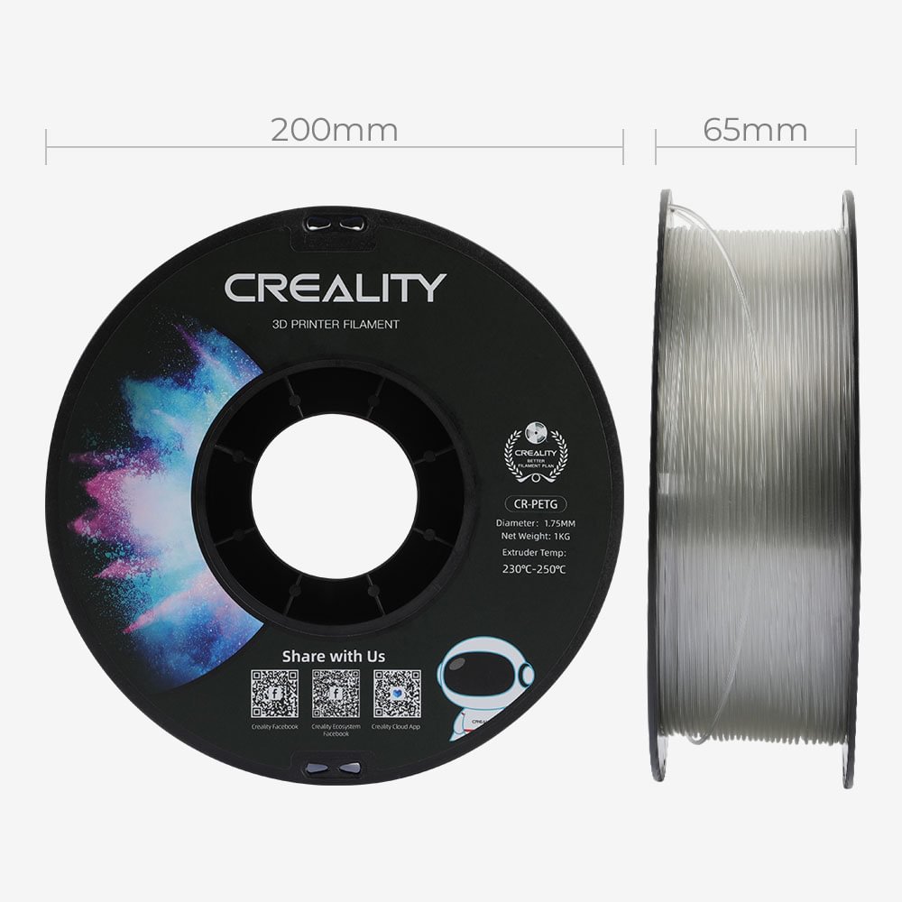 Creality CR-PETG FDM 3D Printer Filaments 1.75mm 1kg Creality 3D Printer PETG Filaments